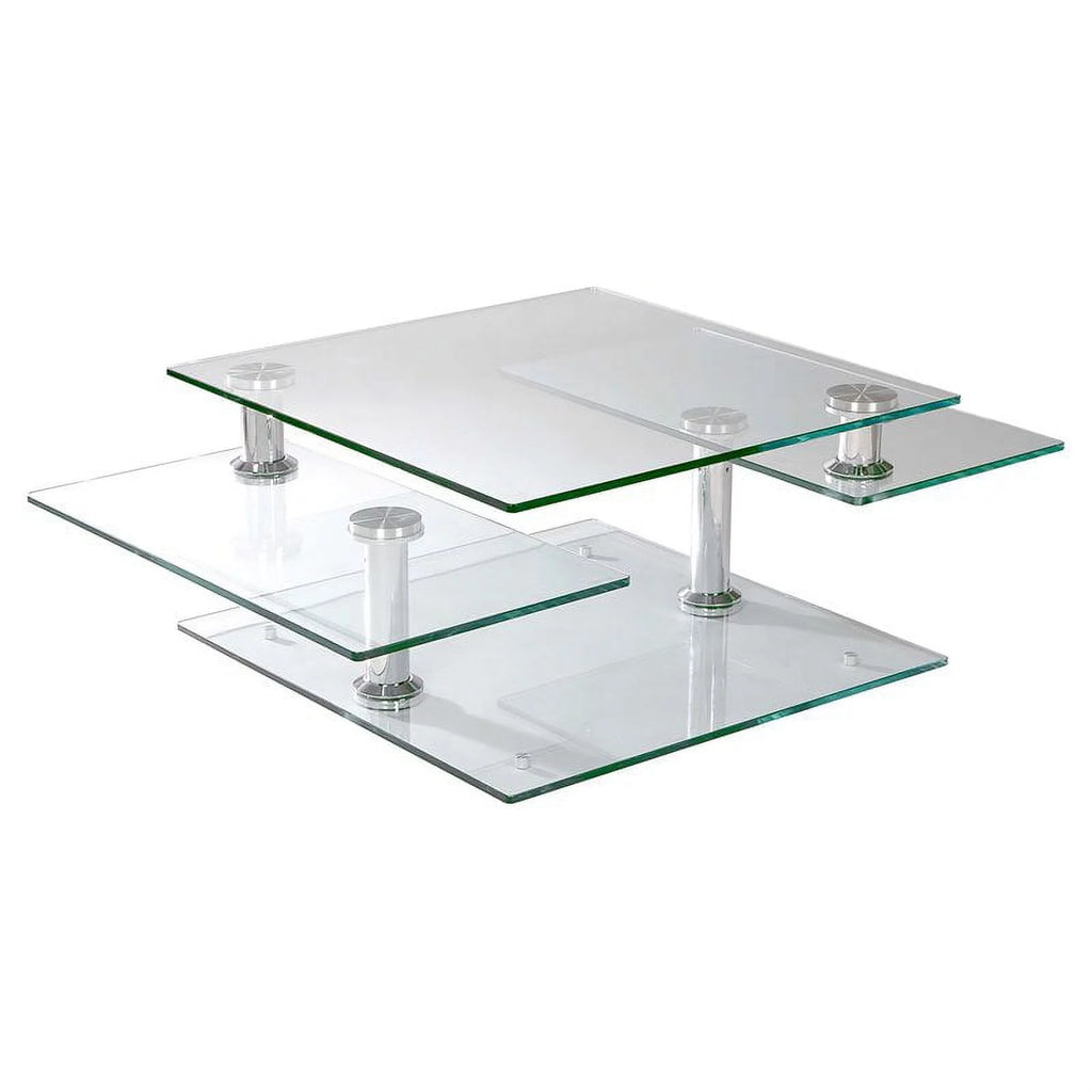 49.5" Tempered Glass Cocktail Table N27814
