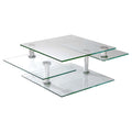 49.5" Tempered Glass Cocktail Table N27814