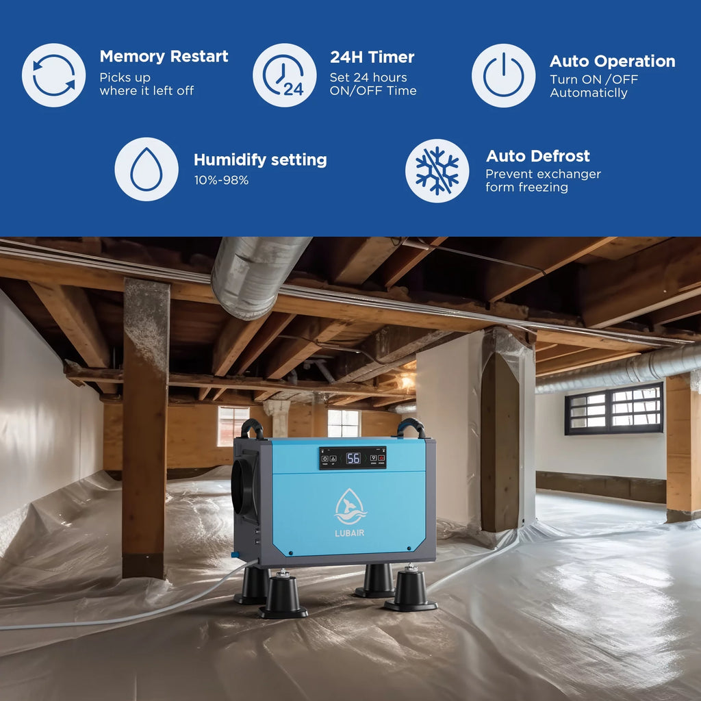 113 Pints Commercial Dehumidifier with Drain Hose Y526
