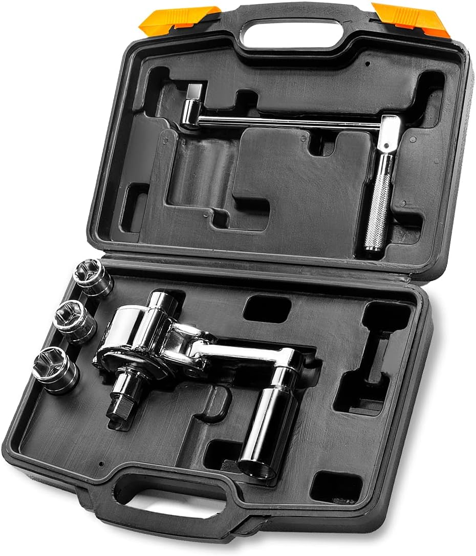 Torque Wrench Multiplier Lug Nut Wrench Remover Set (1/2" DR) with Carrying Case Pack of 2 O5340