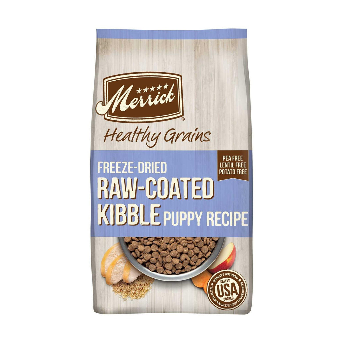 Healthy Grains Freeze Dried Raw Coated Dry Dog Food Puppy Recipe W31726