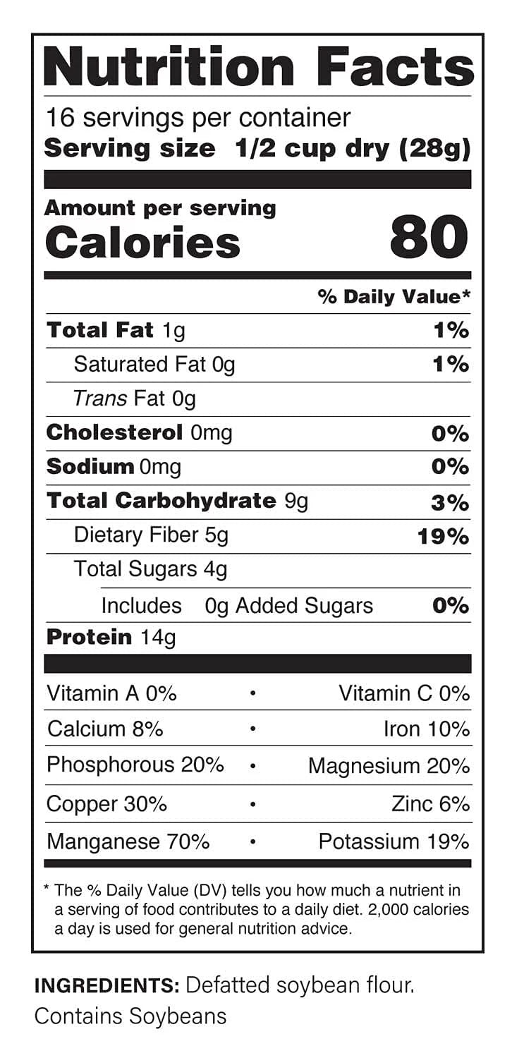 Unflavored Plant Protein Strips, 1 lb (Pack of 6) Y387296