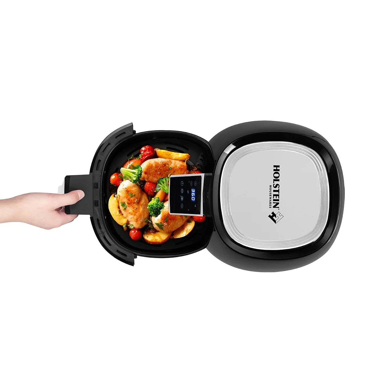 3.7 qt Air Digital Fryer with Touchscreen Control, Black Z270