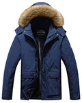 Men's Winter Snow Coat Ski Jacket Waterproof Hooded Outerwear Y73300