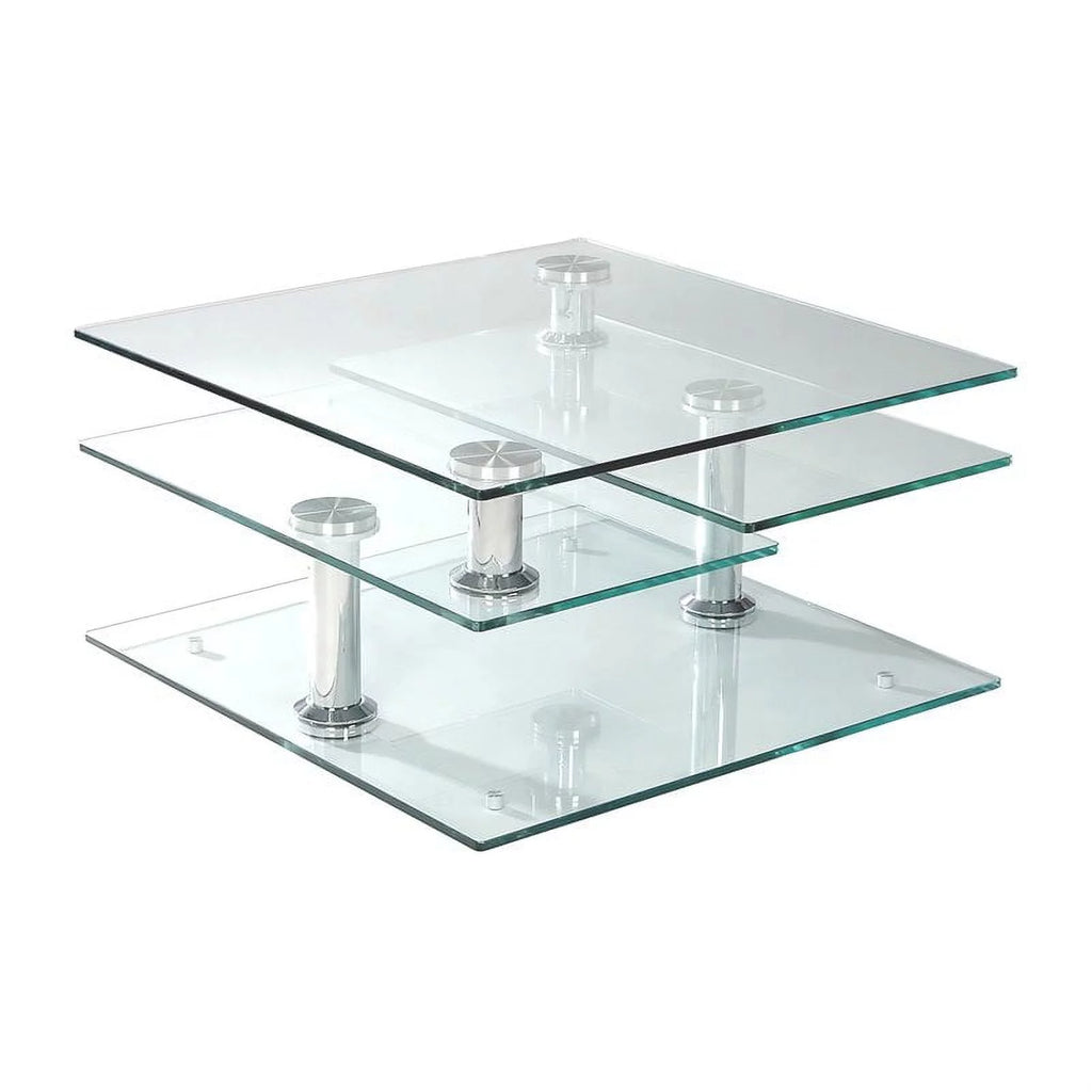 49.5" Tempered Glass Cocktail Table N27814