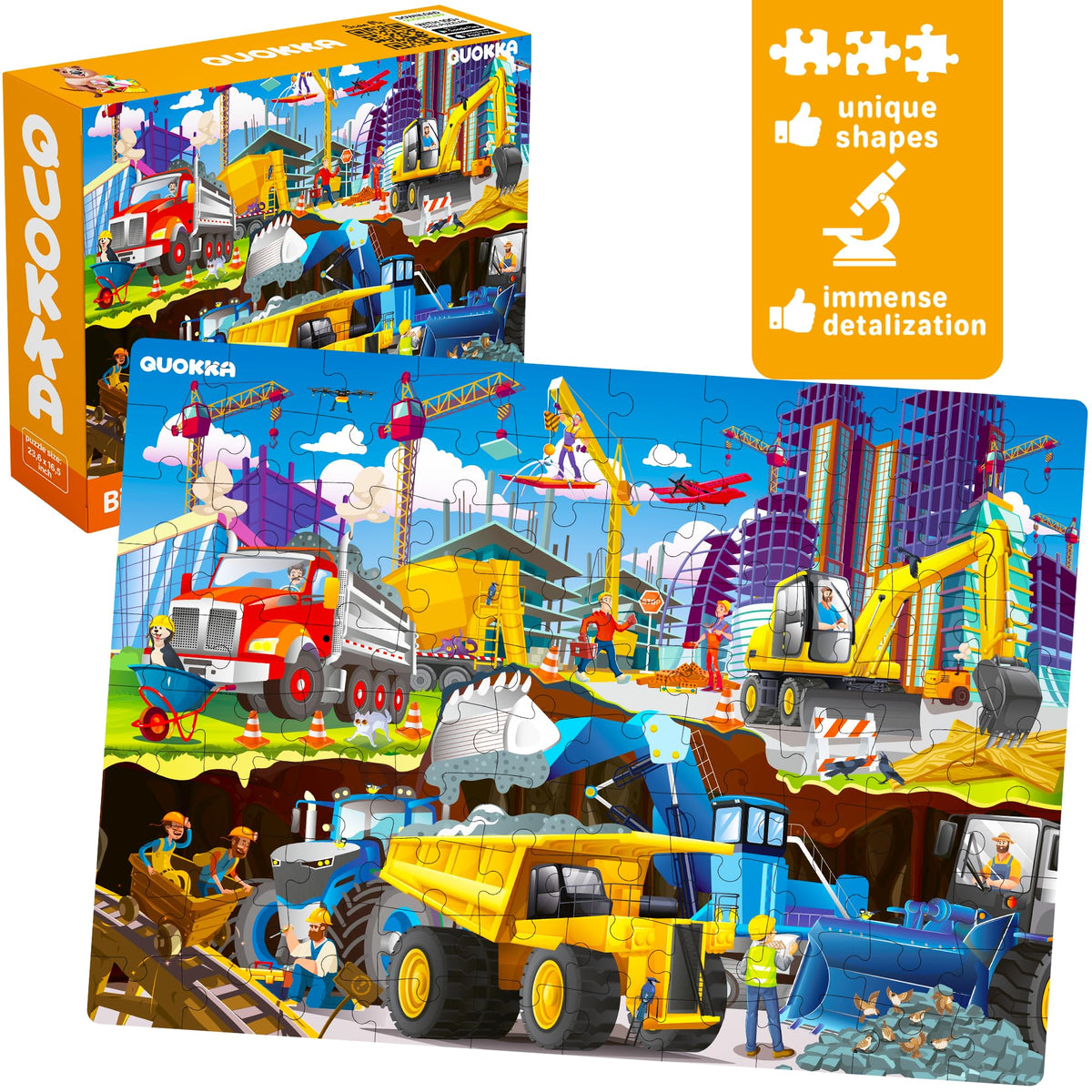 100 Piece Floor Puzzles for Kids Ages 4-6 A868