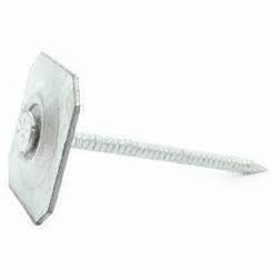 25lb Galvanized Steel Square Cap Nails M464