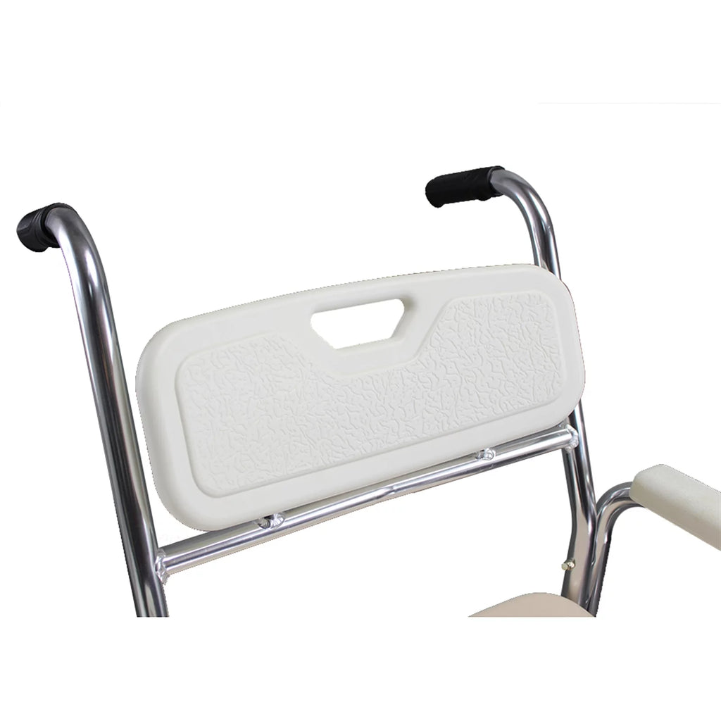 4 in 1 Rolling Shower Commode Chair with Braking Casters Q802881