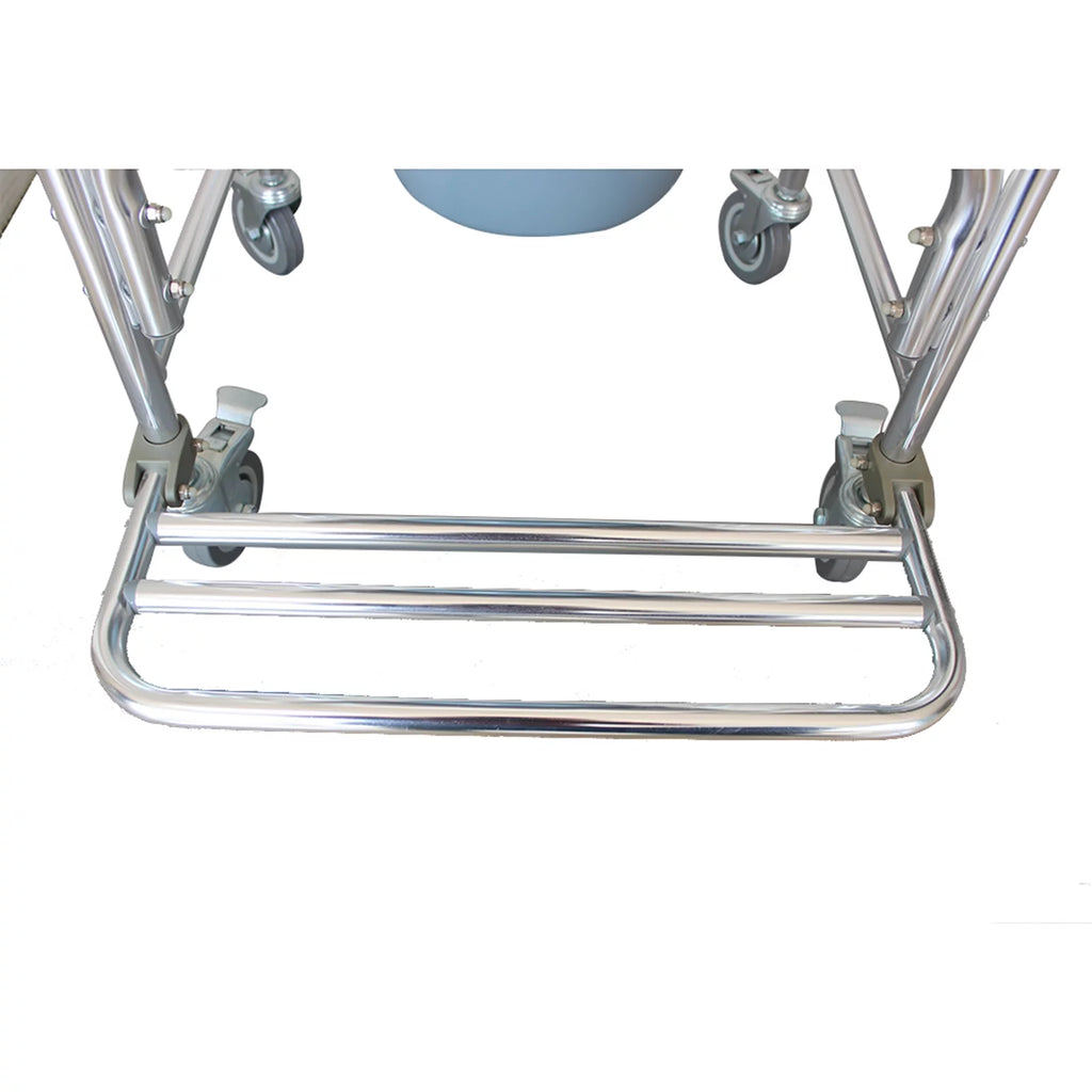 4 in 1 Rolling Shower Commode Chair with Braking Casters Q802881