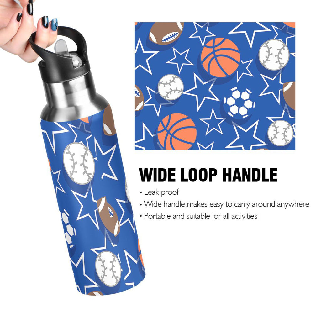 Stainless Steel Insulated Water Bottle with Straw Lid K702