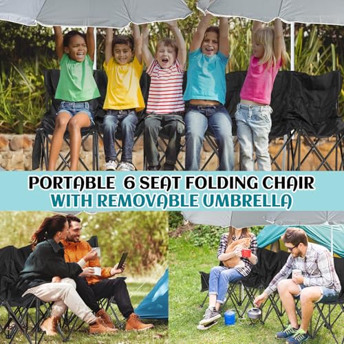 Folding Portable Soccer Bench Chair with Storage Bag D7287