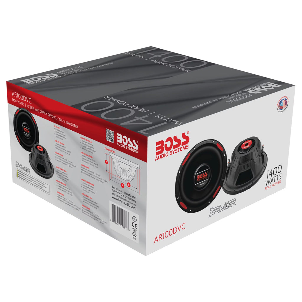 10 Inch Dual 4 Ohm Car Audio Subwoofer N7194