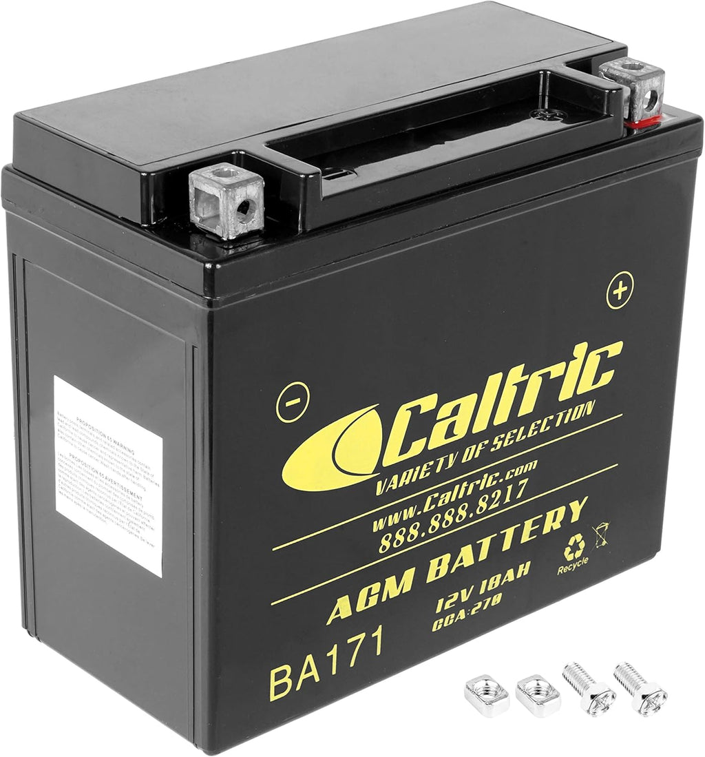 Pack of 2 AGM Battery for Polaris Sportsman 500 4X4 EFI 2007 2008 2009 2010 I8886