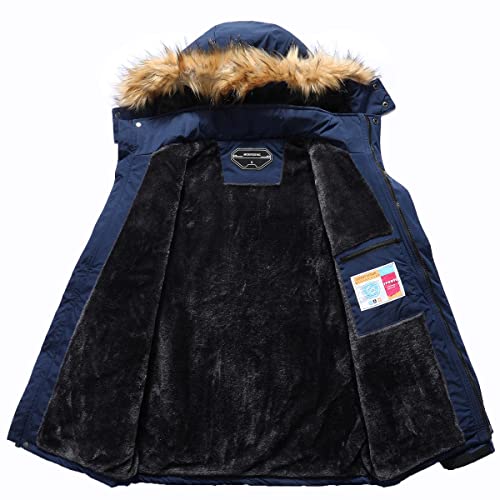 Men's Winter Snow Coat Ski Jacket Waterproof Hooded Outerwear Y73300