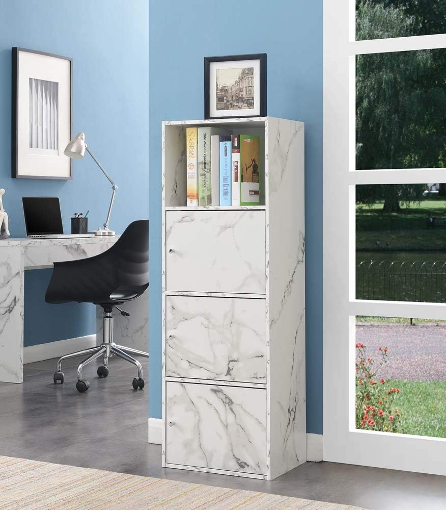 White 3 Door Storage Cabinet P38776