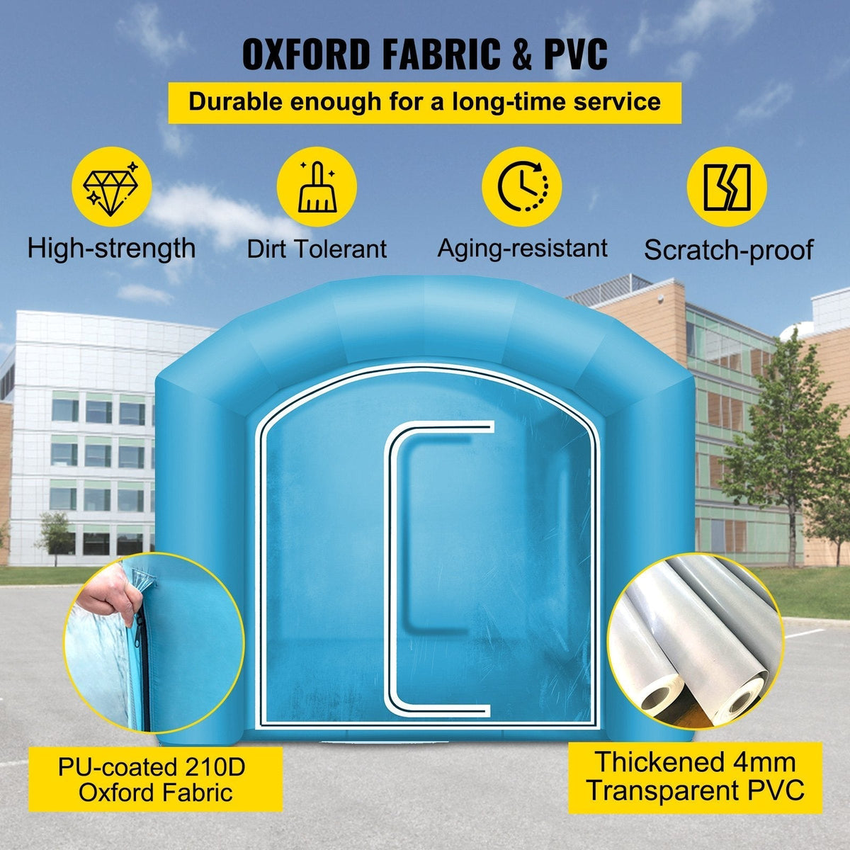 23x13x8ft Inflatable Spray Booth Car Paint Tent B5608
