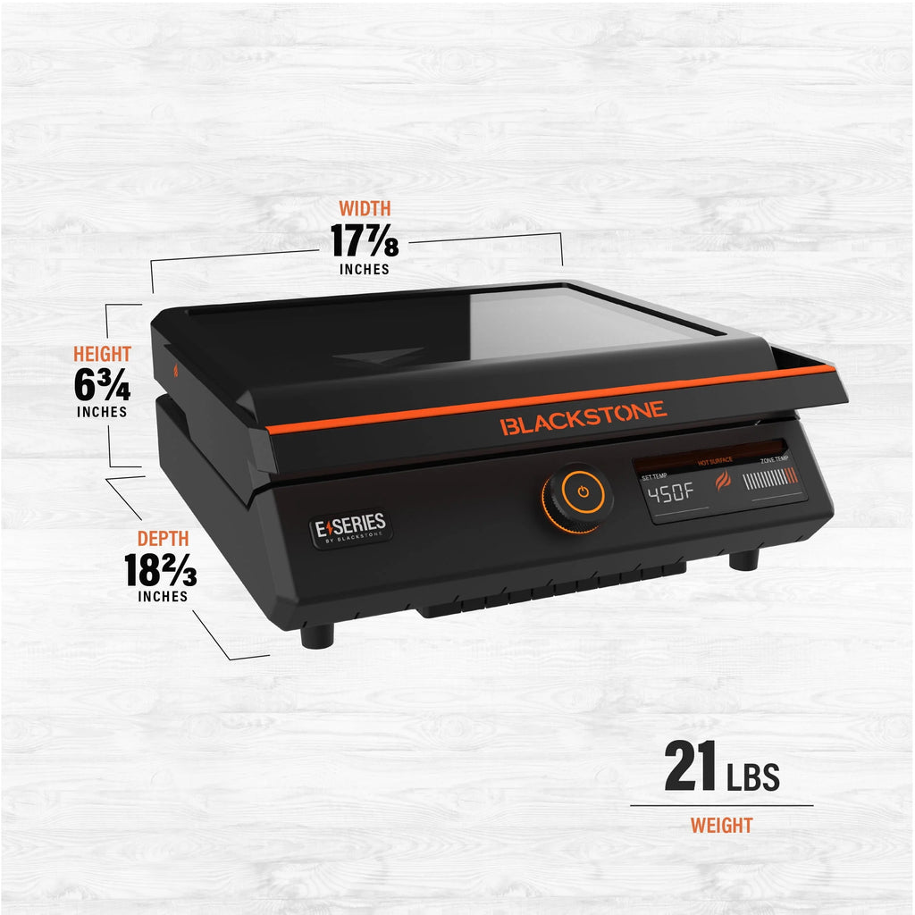 17 Electric Tabletop Griddle with Hood X918