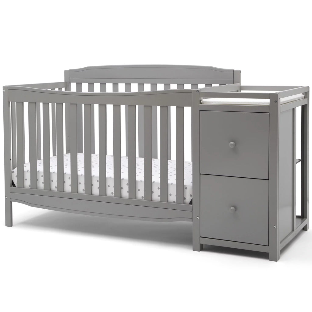 Gray Convertible Crib and Changer R990558