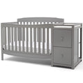 Gray Convertible Crib and Changer R990558
