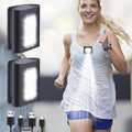 2Pack USB Rechargeable LED Clip on Running Light C91877