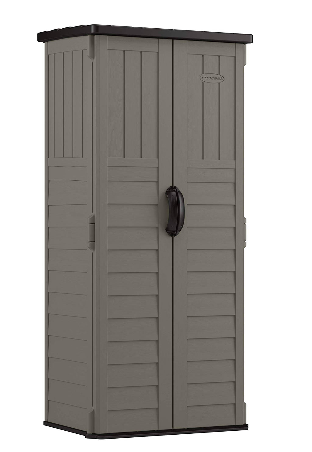 Gray Vertical Storage Shed Z5562
