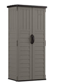 Gray Vertical Storage Shed Z5562