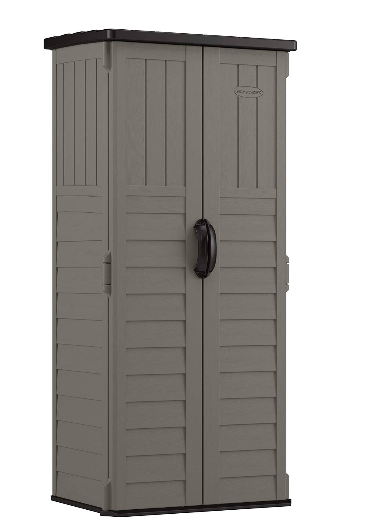 Gray Vertical Storage Shed Z5562