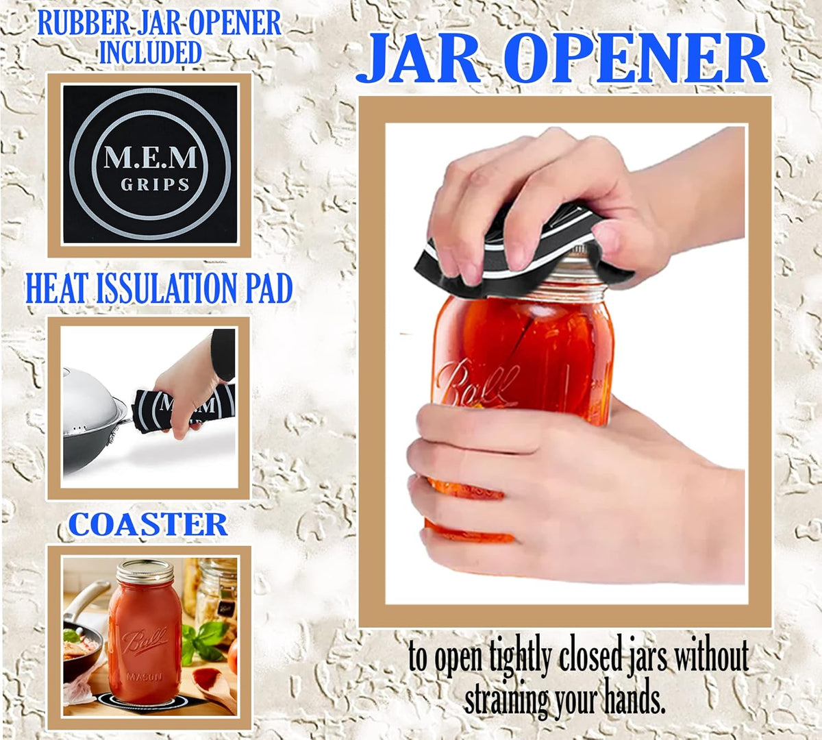 32 oz Mason Jars (3 Pack) with Airtight Lids and Bands M470871