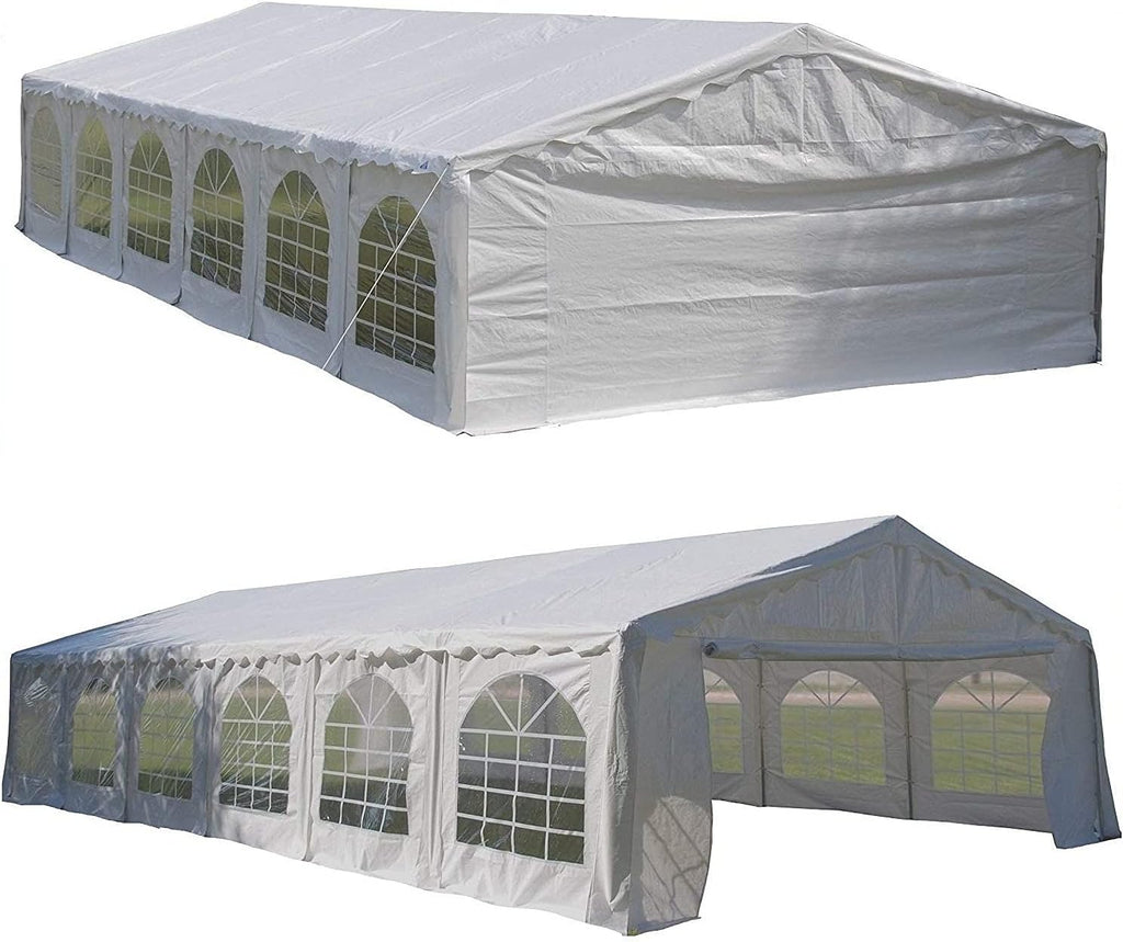 White 20'x20' Outdoor Party Tent Canopy Shelter O4888