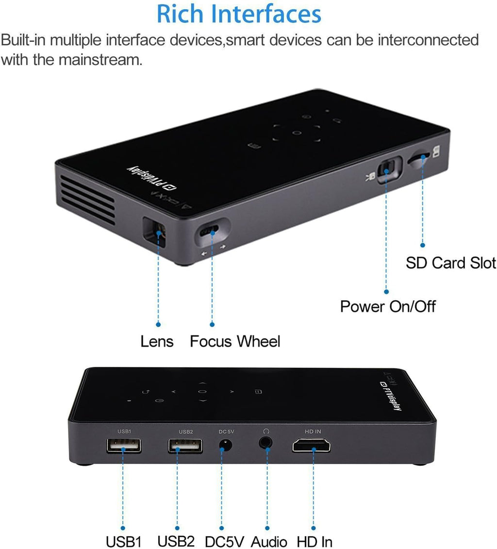 Portable Mini 1080P DLP Projector Q876773