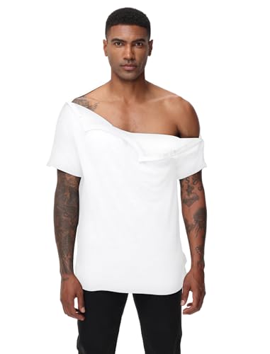 Unisex Snap Post Shoulder Surgery Shirt Adaptive Clothing P1445