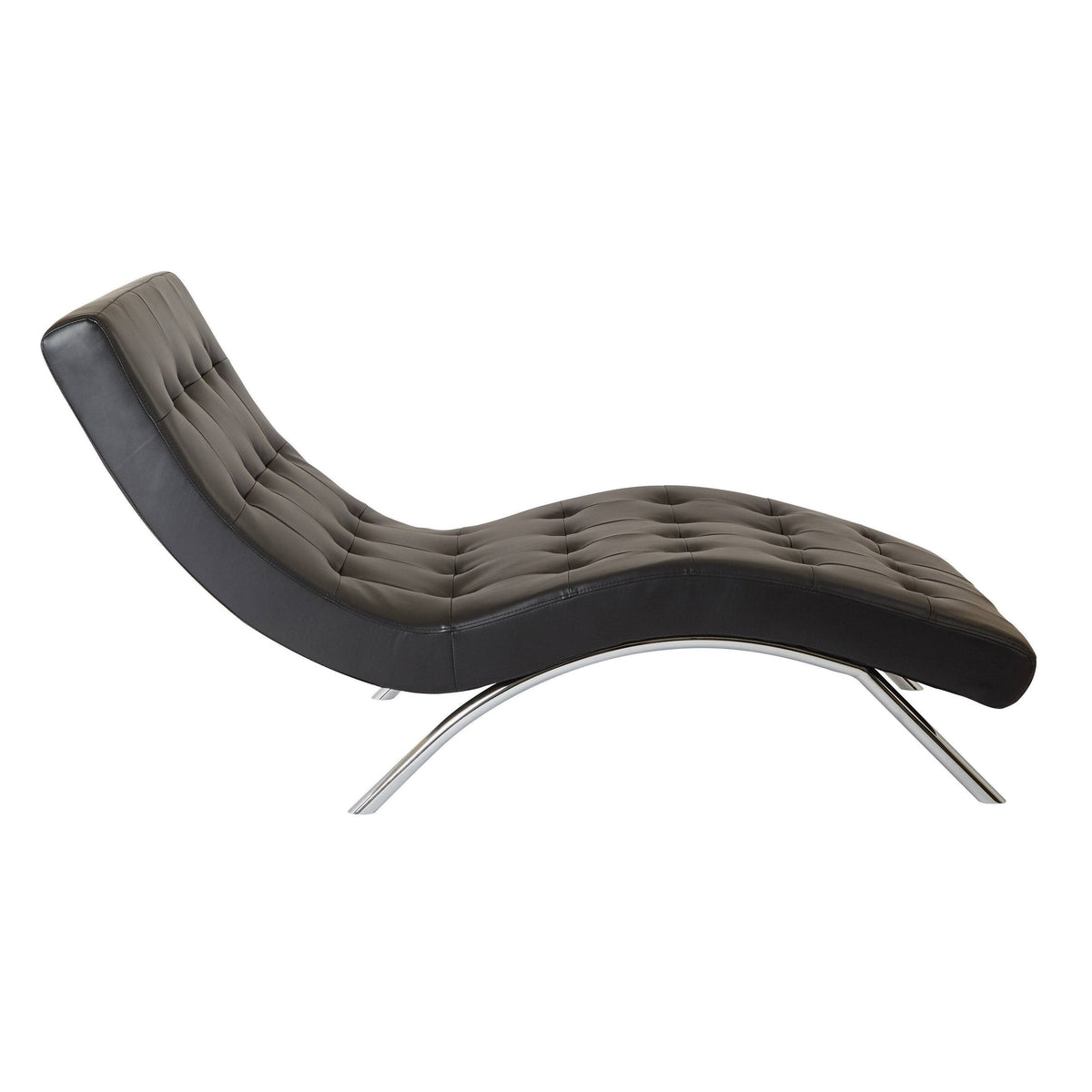 Tufted Chaise Pewter D29082