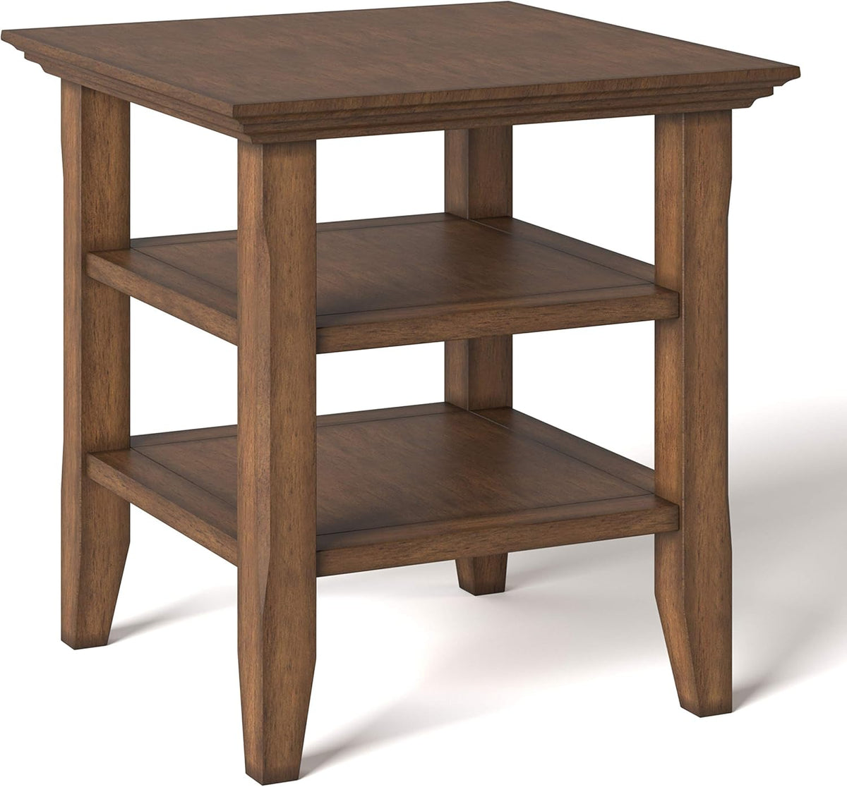 Distressed Grey End Table C3627