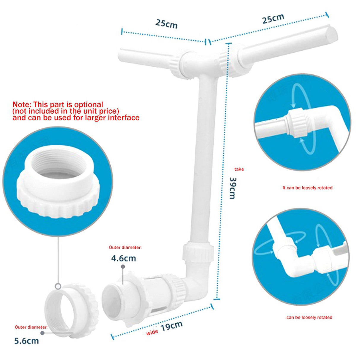 Adjustable Pool Sprinkler Accessories X80363