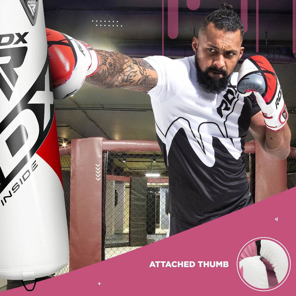 Pink 10oz Leather Boxing Gloves Y79347