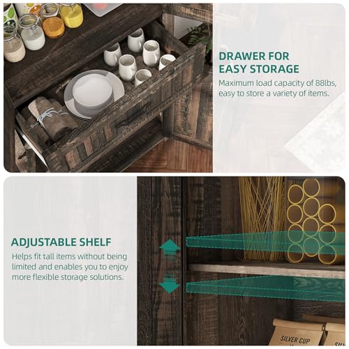 White Tall Storage Cabinet with 2 Drawers W625389