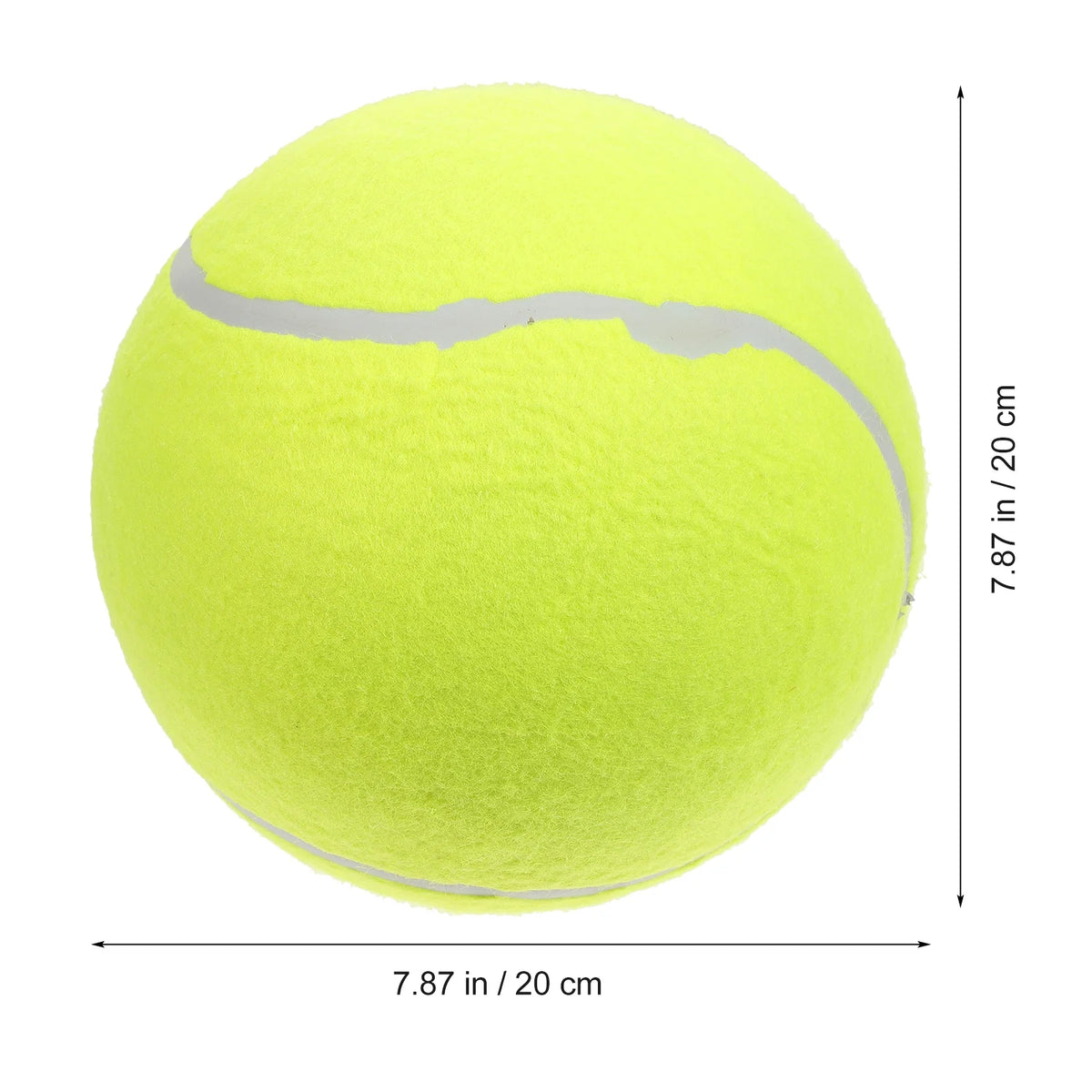 Yellow Inflatable Flannel Tennis Ball D117