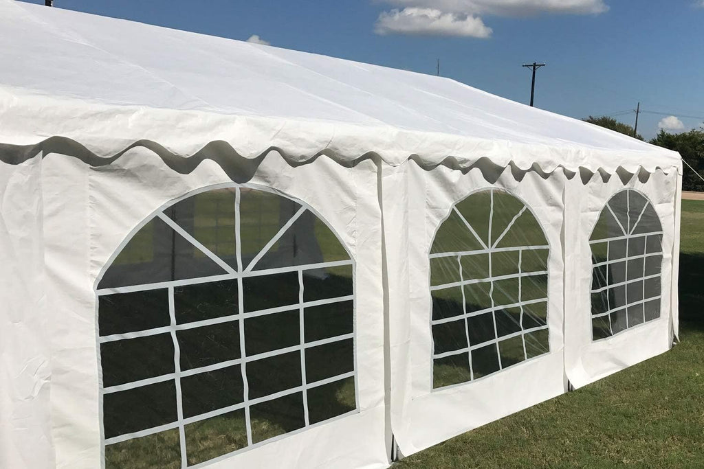 White 20'x20' Outdoor Party Tent Canopy Shelter O4888