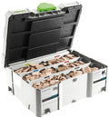 Assorted Beech Tenons and Cutters in T LOC Systainer U862670