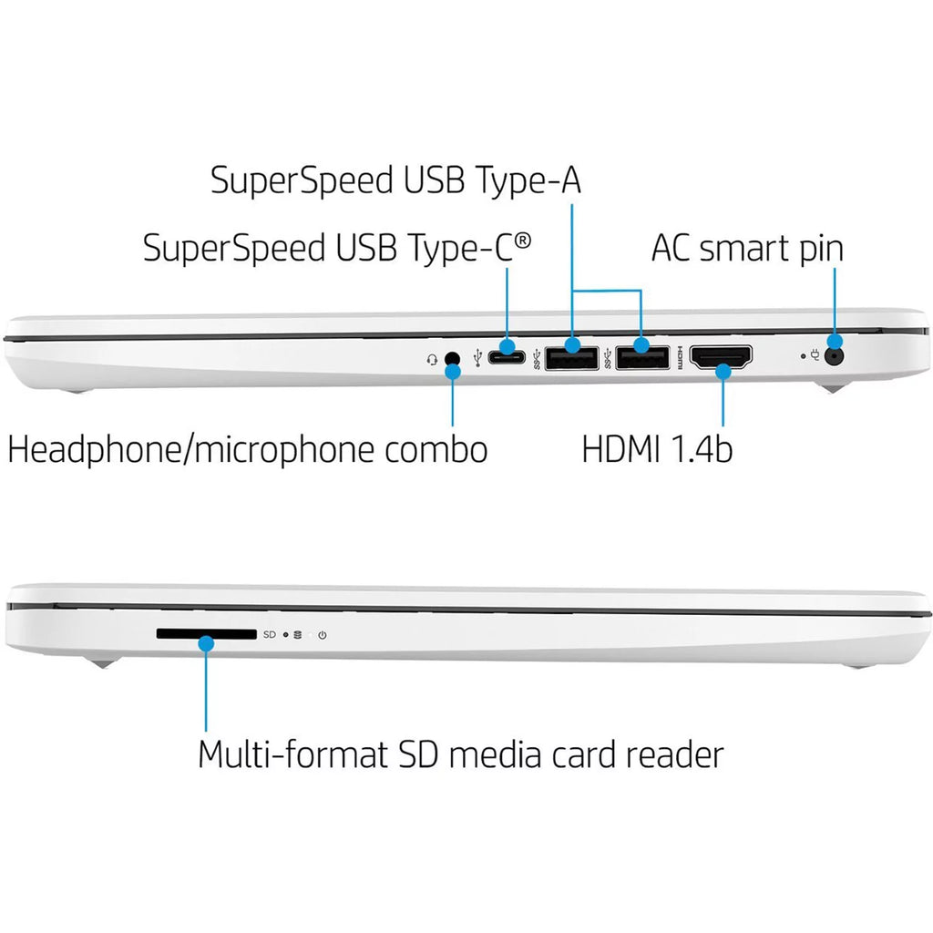White 14" HD Display Laptop B58405