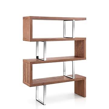 Natural Walnut Etagere Bookcase K160063