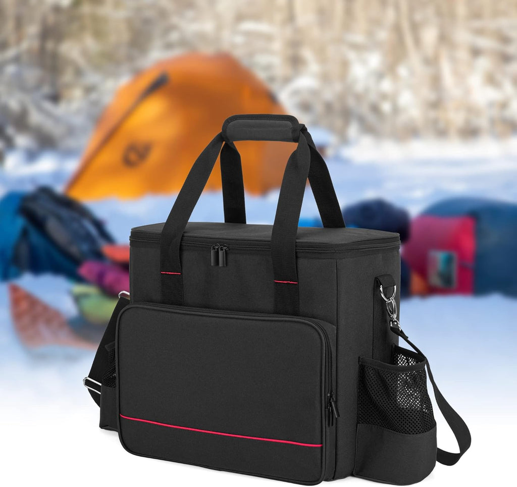 Portable Heater Carry Bag with Pockets and Handles Black R47278