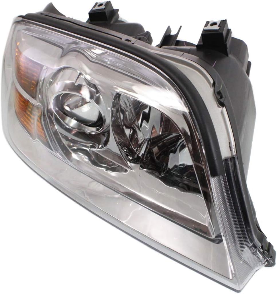 2004 2005 2006 Acura MDX Headlight Assembly Driver Side Black Housing L841