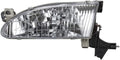 Driver Side Headlight for Toyota Corolla 1998-2000, Bulbs Included, Pack of 2 M32061