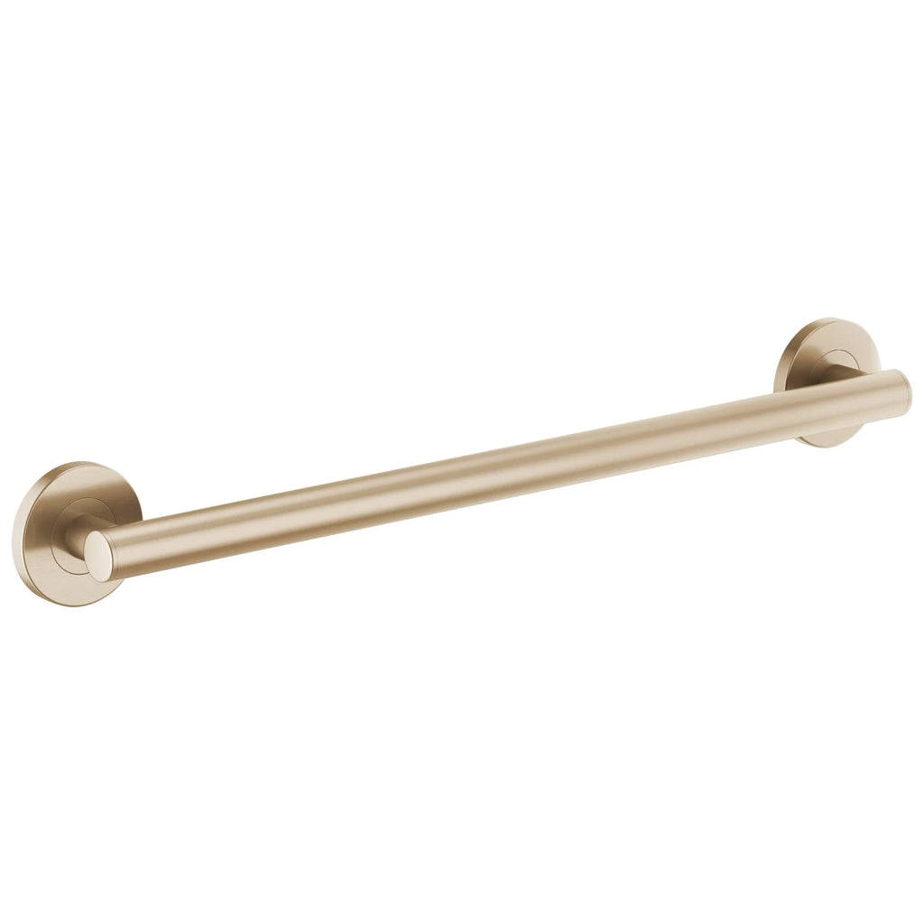 24 inch Euro Round Grab Bar Luxe Gold I270558