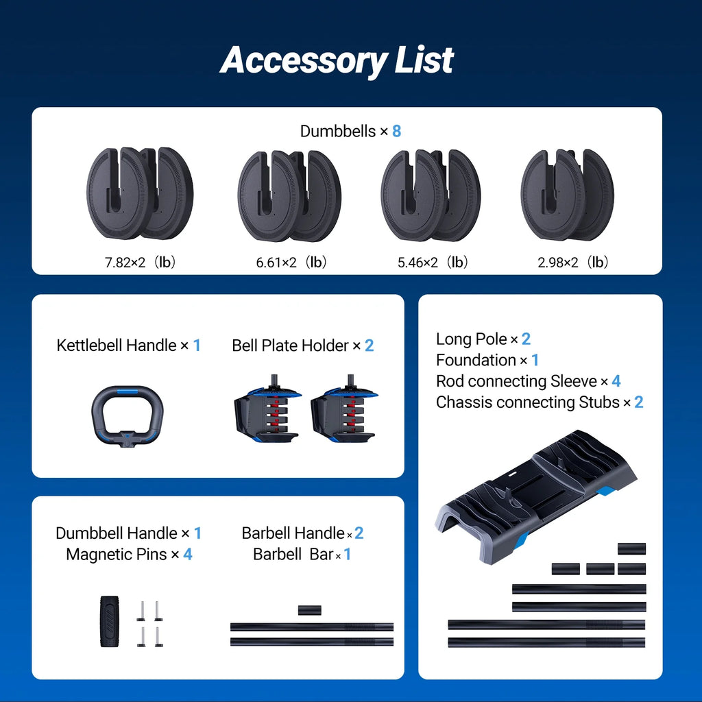 Adjustable Dumbbell Weight Set E520479