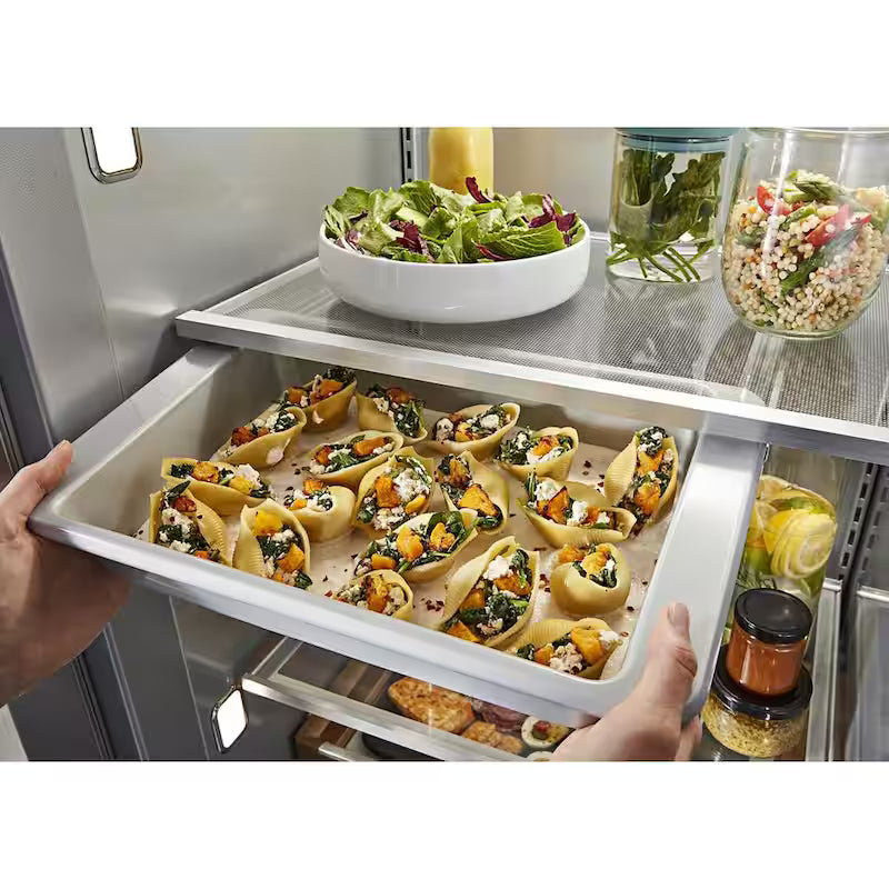 Black Stainless Steel Side-by-Side Refrigerator G3487
