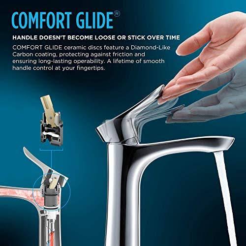 Polished Chrome Single Handle Bathroom Sink Faucet A988