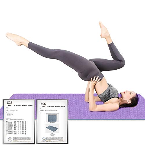Extra Thick TPE Yoga Mat 72"x 32" 1/2 Inch X3574