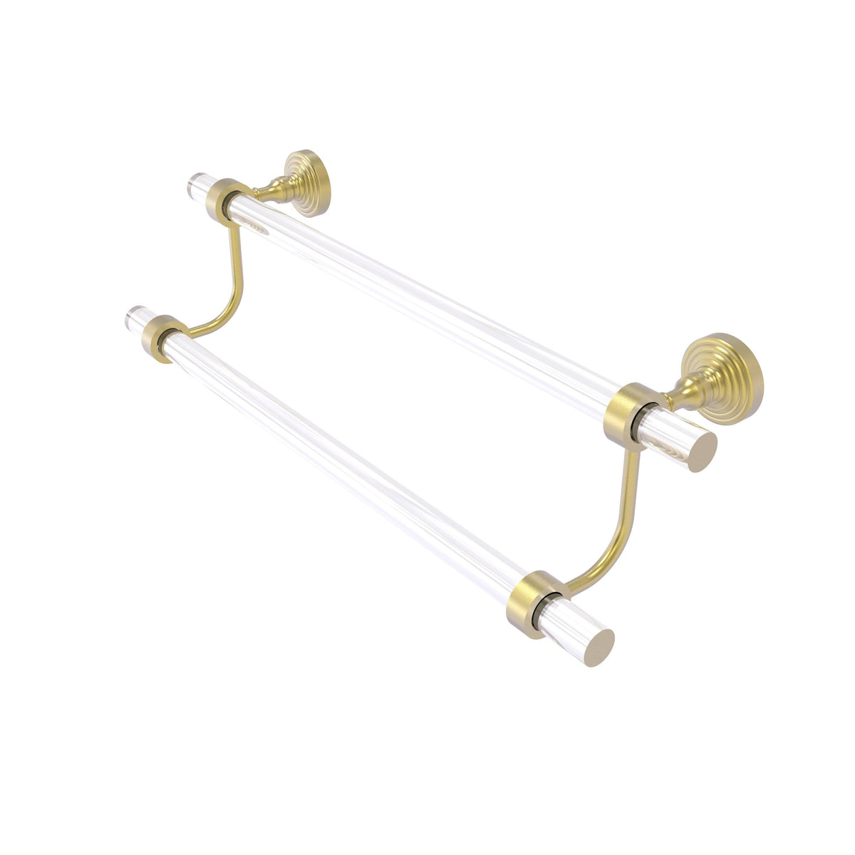 24 in. Double Towel Bar Satin Brass O469243